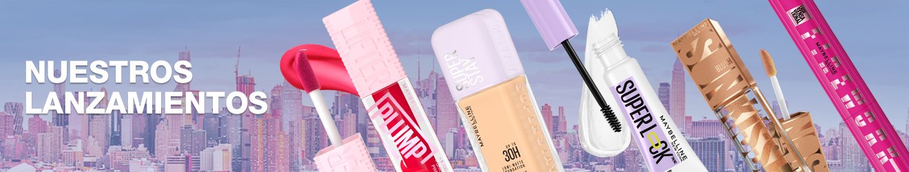 Conoce nuestros lanzamientos de Maybelline New York