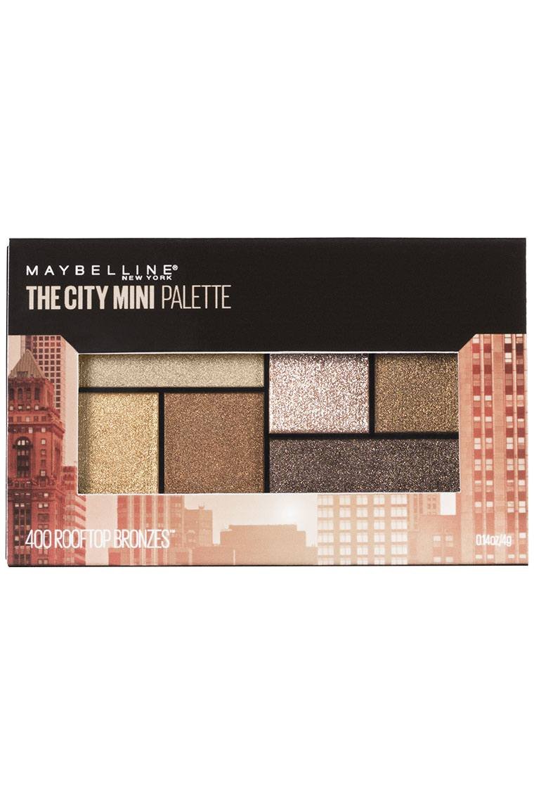 Maybelline Eyeshadow The City Mini Palette Rooftop Bronzes 041554499742 S