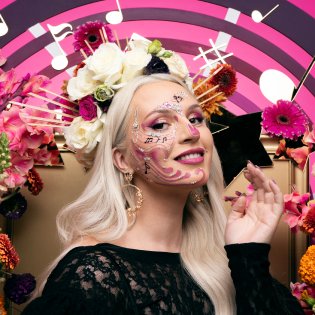 maquillaje para halloween de catrina